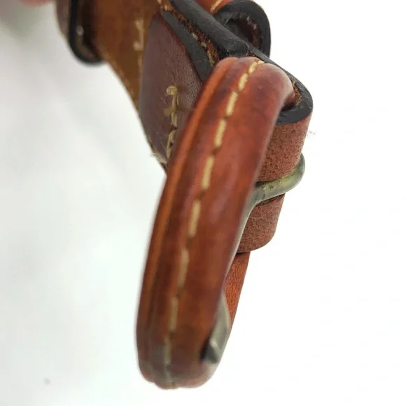 Jordache vintage brown leather equestrian belt - Picture 7 of 7